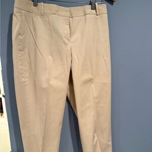 Talbots Curvy Cream Pants